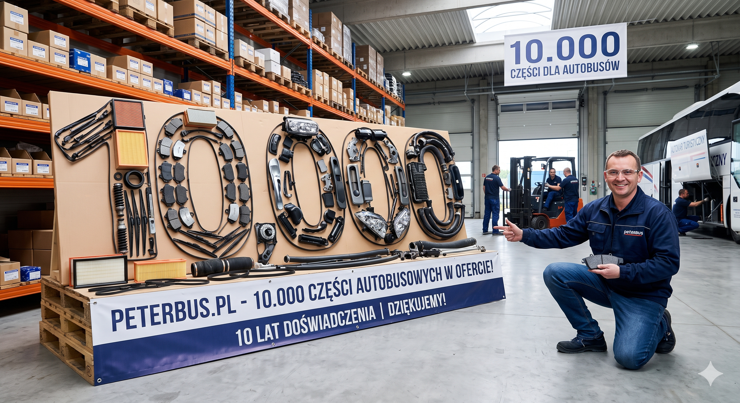 Ponad 10 000 części autobusowych na Peterbus.pl! Jak budowaliśmy największy magazyn elektroniki 24V i pneumatyki