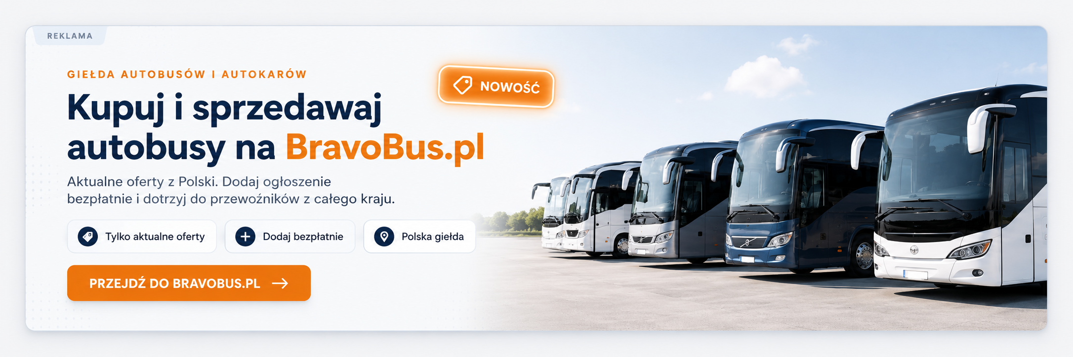 BravoBus.pl – nowa giełda autobusów używanych i darmowe ogłoszenia